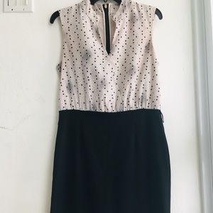 Black and gray dress